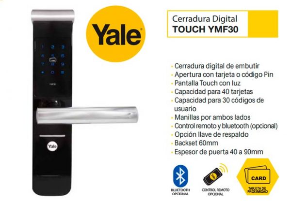 Cerradura Smartconnect Ymf30, YALE, digital, smart home