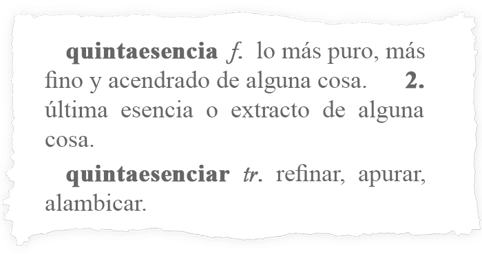 Quintaesencia nombre