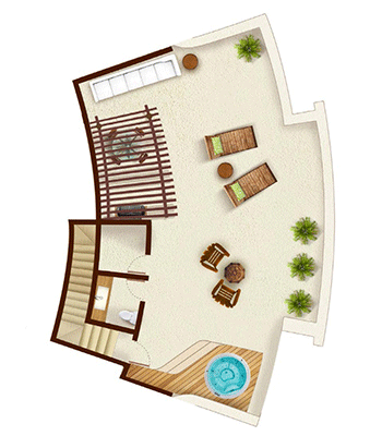 3 Bedrooms Penthouse model I Solarium