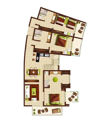 3 Bedrooms Penthouse model I
