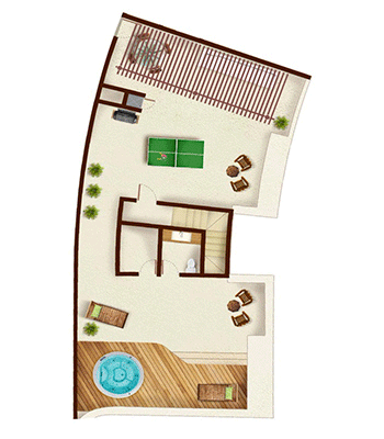 3 Bedrooms Penthouse model J Solarium